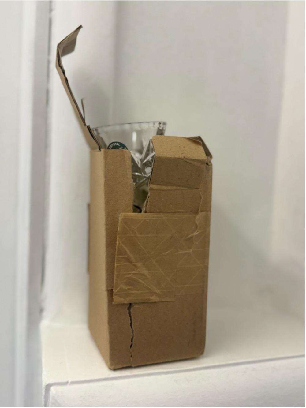 The Lenox Crystal Star Vase with box and certificate